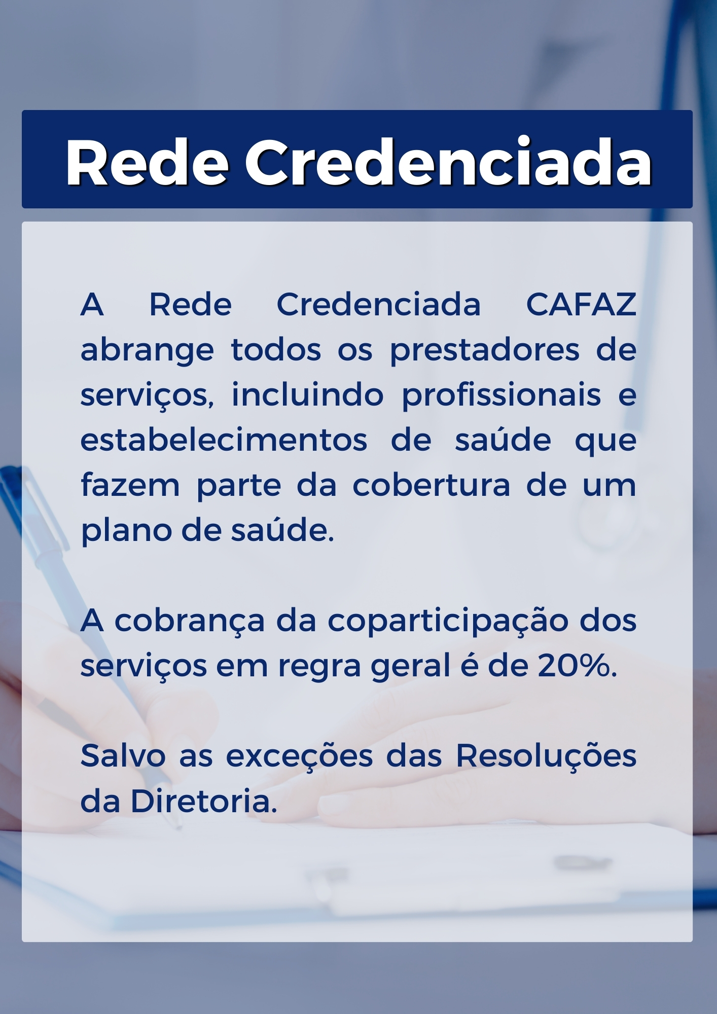 Redes: Credenciada & Referenciada - Cafaz Saúde